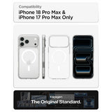 Spigen iPhone 17 Pro Max/iPhone 18 Pro Max Cover Liquid Crystal MagFit Clear White