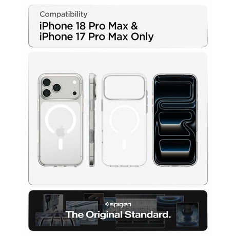 Spigen iPhone 17 Pro Max/iPhone 18 Pro Max Cover Liquid Crystal MagFit Clear White