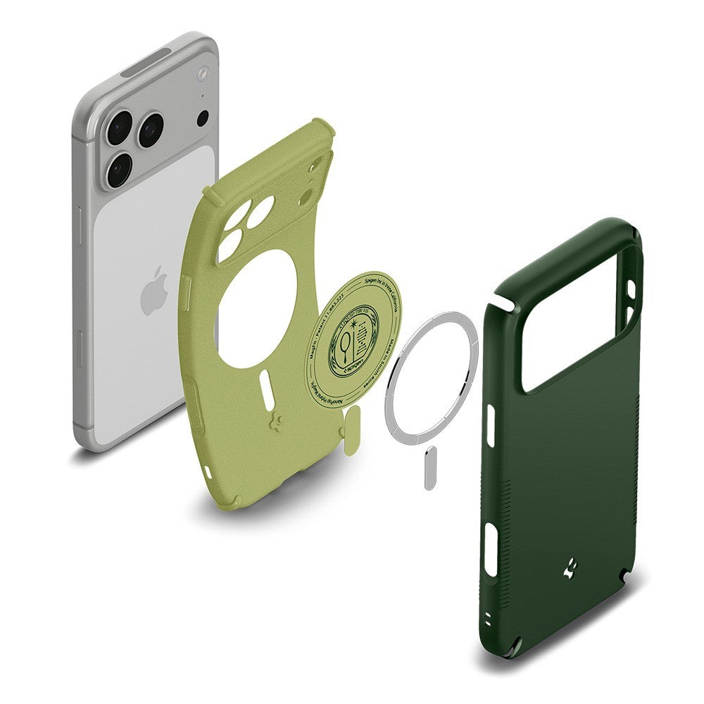 Spigen iPhone 17 Pro Max/iPhone 18 Pro Max Cover Nano Pop Hybrid MagFit Avo Green