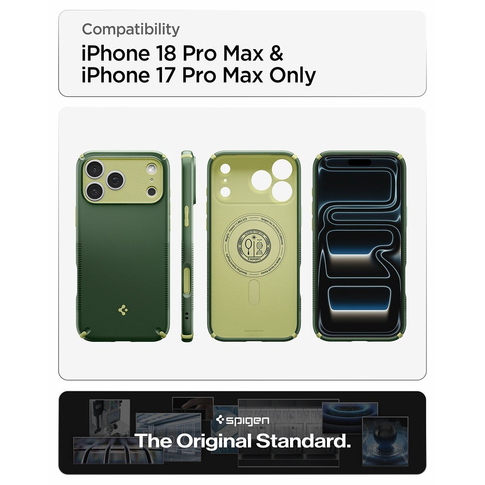 Spigen iPhone 17 Pro Max/iPhone 18 Pro Max Cover Nano Pop Hybrid MagFit Avo Green