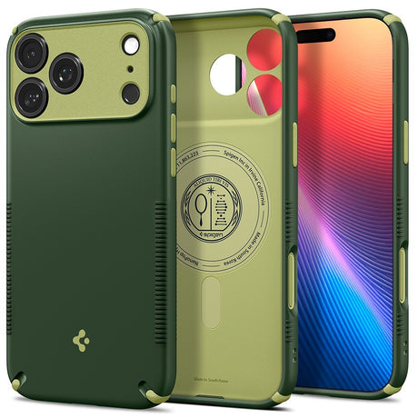 Spigen iPhone 17 Pro Max/iPhone 18 Pro Max Cover Nano Pop Hybrid MagFit Avo Green