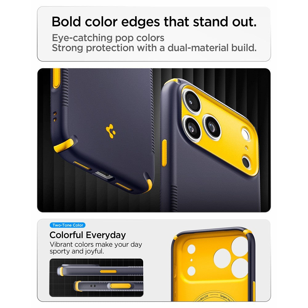 Spigen iPhone 17 Pro Max/iPhone 18 Pro Max Cover Nano Pop Hybrid MagFit Blueberry Navy