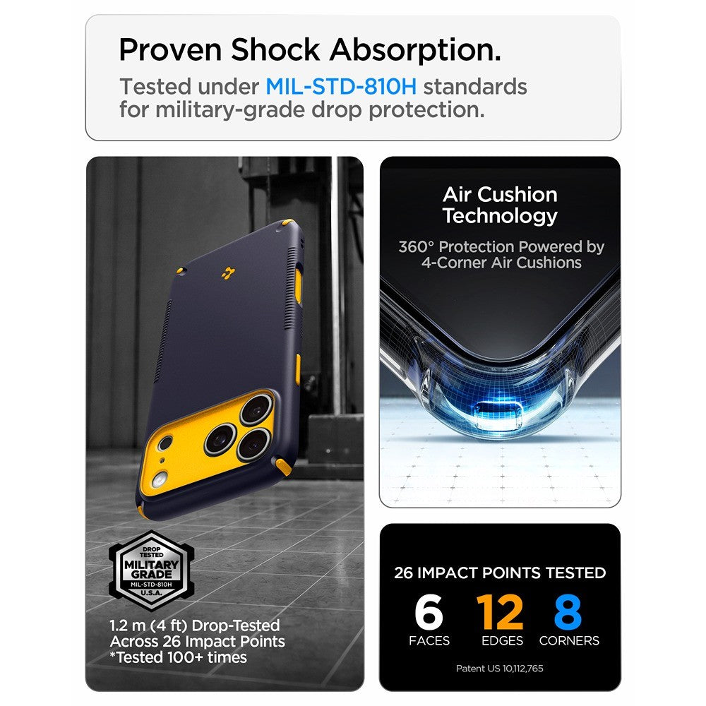 Spigen iPhone 17 Pro Max/iPhone 18 Pro Max Cover Nano Pop Hybrid MagFit Blueberry Navy