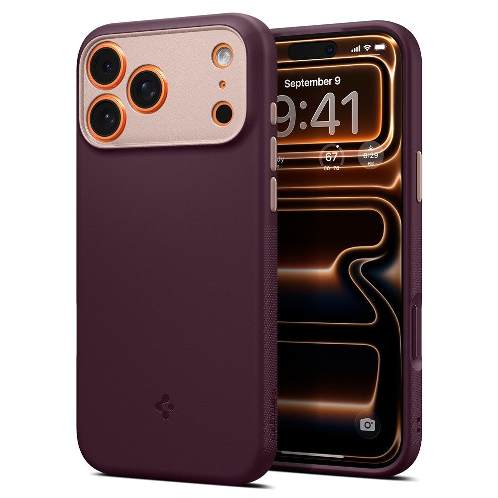 Spigen iPhone 17 Pro Max/iPhone 18 Pro Max Cover Nano Pop MagFit Burgundy Bean