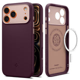 Spigen iPhone 17 Pro Max/iPhone 18 Pro Max Cover Nano Pop MagFit Burgundy Bean