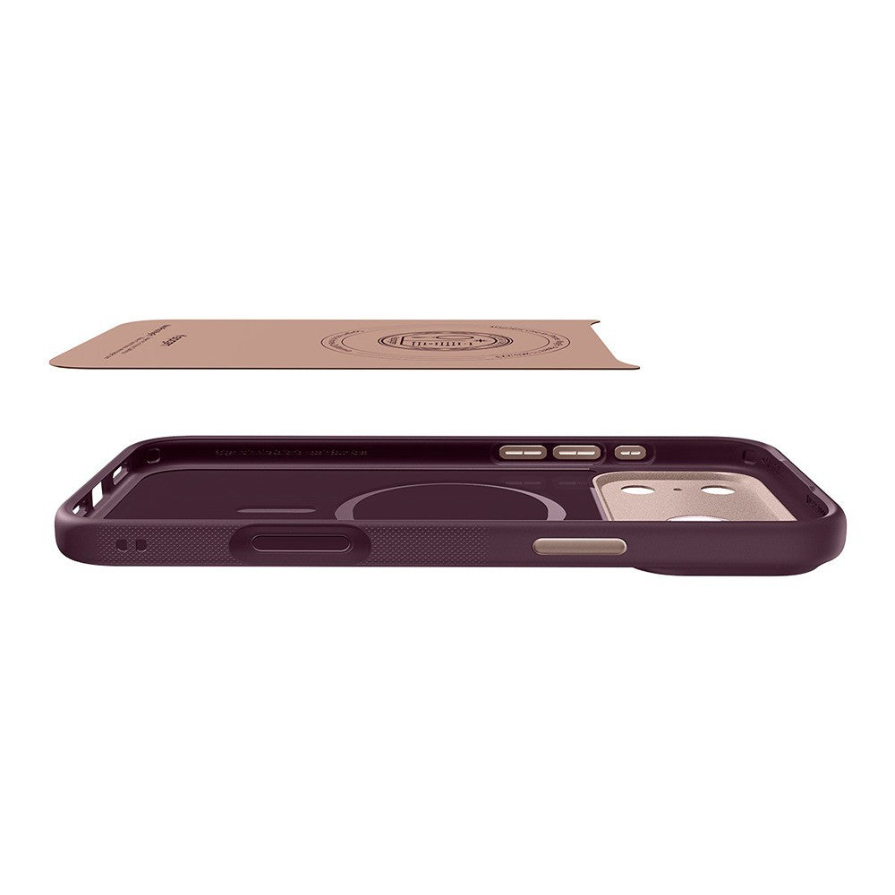 Spigen iPhone 17 Pro Max/iPhone 18 Pro Max Cover Nano Pop MagFit Burgundy Bean