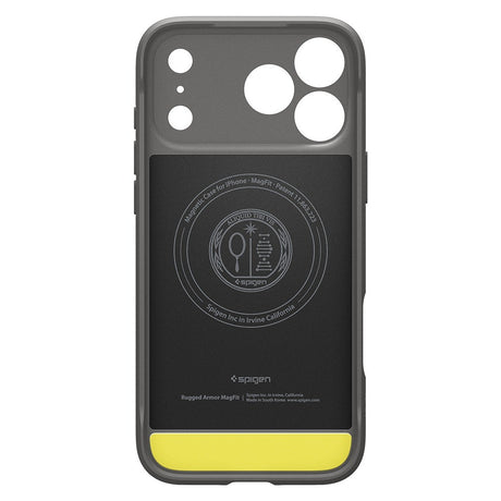 Spigen iPhone 17 Pro Max/iPhone 18 Pro Max Cover Rugged Armor MagFit Grå