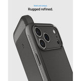 Spigen iPhone 17 Pro Max/iPhone 18 Pro Max Cover Rugged Armor MagFit Grå