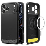 Spigen iPhone 17 Pro Max/iPhone 18 Pro Max Cover Rugged Armor MagFit Matte Black