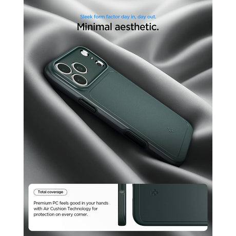 Spigen iPhone 17 Pro Max/iPhone 18 Pro Max Cover Thin Fit MagFit Abyss Green