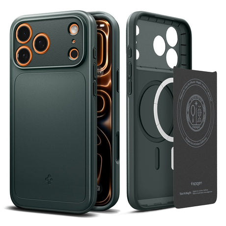 Spigen iPhone 17 Pro Max/iPhone 18 Pro Max Cover Thin Fit MagFit Abyss Green