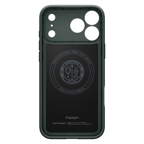 Spigen iPhone 17 Pro Max/iPhone 18 Pro Max Cover Thin Fit MagFit Abyss Green