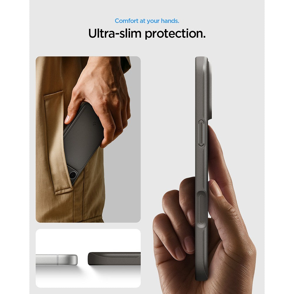 Spigen iPhone 17 Pro Max/iPhone 18 Pro Max Cover Thin Fit MagFit Gunmetal