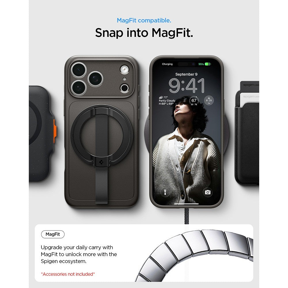 Spigen iPhone 17 Pro Max/iPhone 18 Pro Max Cover Thin Fit MagFit Gunmetal