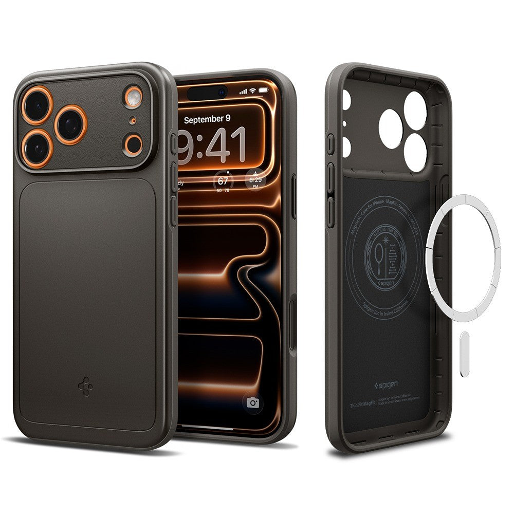 Spigen iPhone 17 Pro Max/iPhone 18 Pro Max Cover Thin Fit MagFit Gunmetal