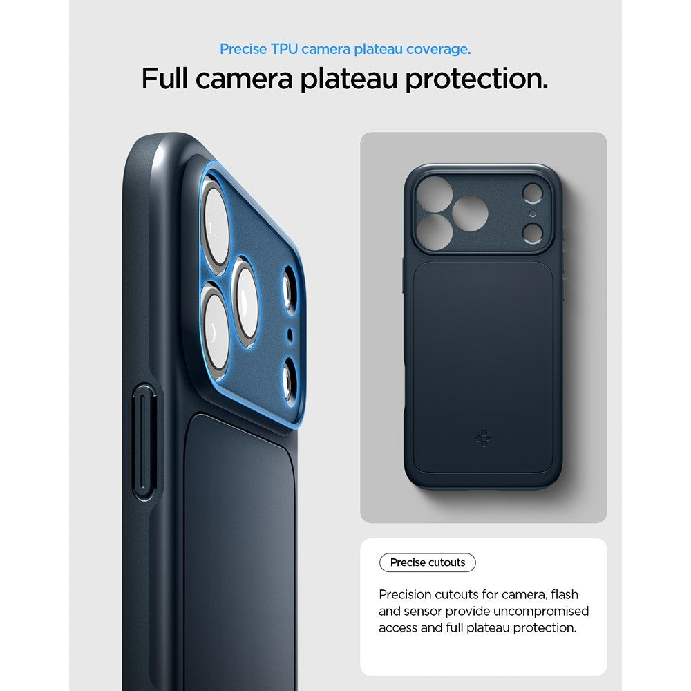Spigen iPhone 17 Pro Max/iPhone 18 Pro Max Cover Thin Fit MagFit Metal Slate