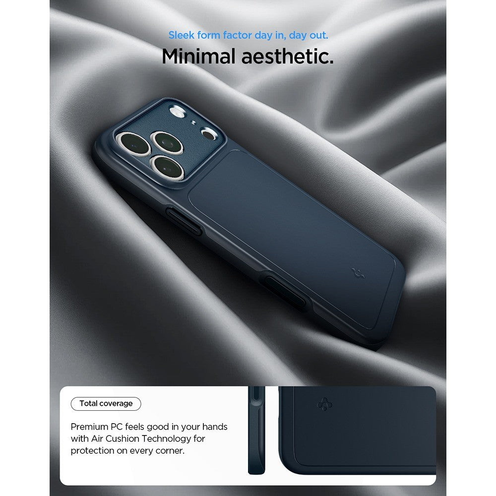 Spigen iPhone 17 Pro Max/iPhone 18 Pro Max Cover Thin Fit MagFit Metal Slate