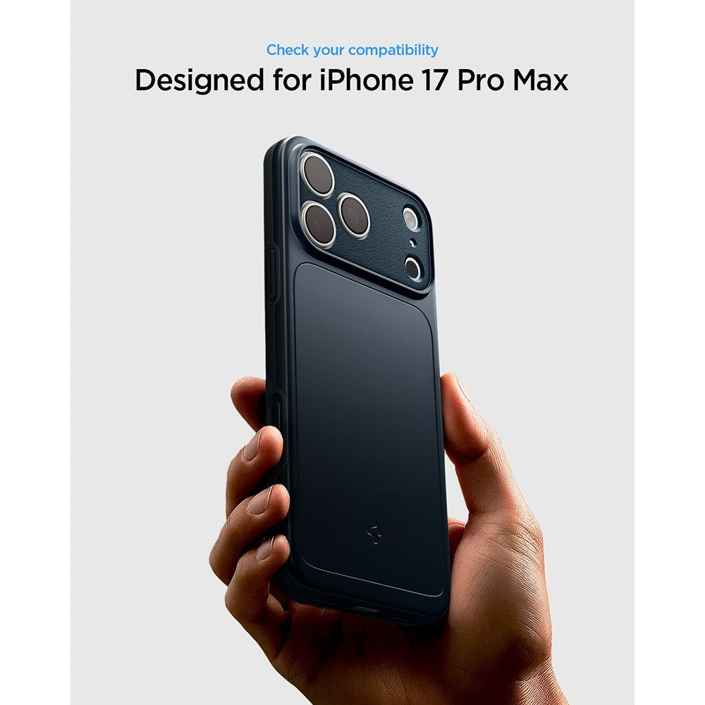 Spigen iPhone 17 Pro Max/iPhone 18 Pro Max Cover Thin Fit MagFit Metal Slate