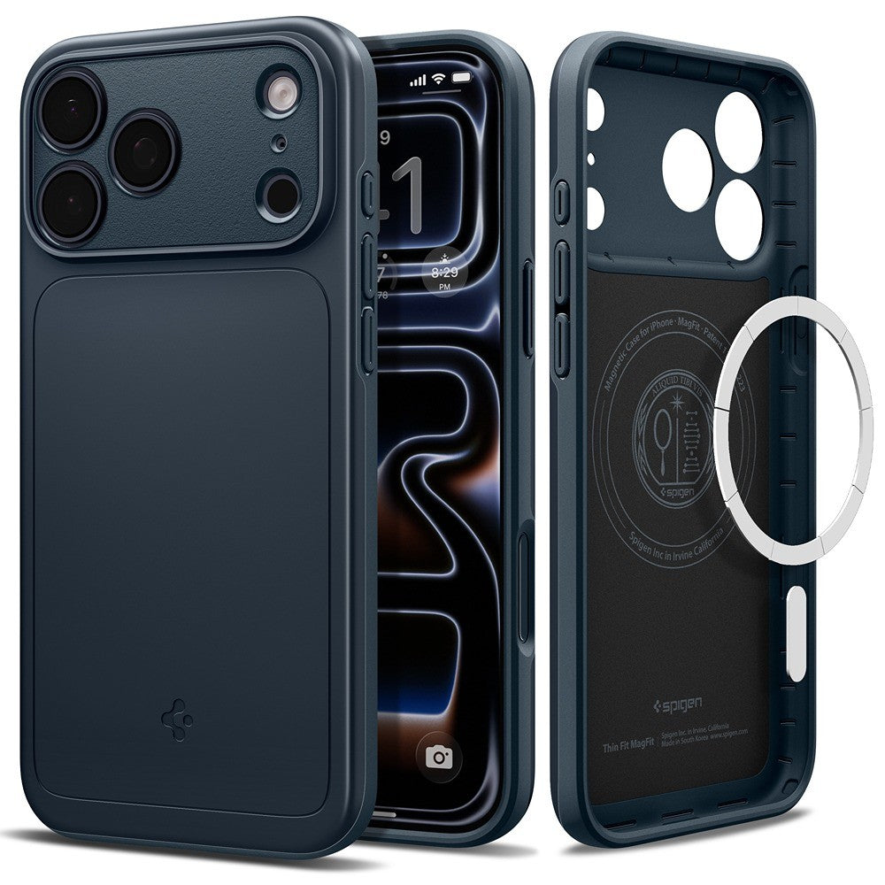 Spigen iPhone 17 Pro Max/iPhone 18 Pro Max Cover Thin Fit MagFit Metal Slate