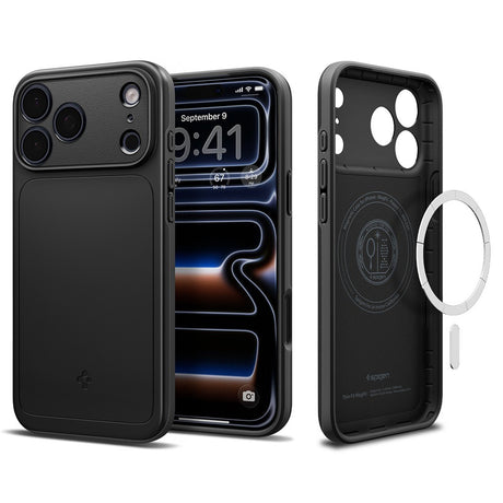 Spigen iPhone 17 Pro Max/iPhone 18 Pro Max Cover Thin Fit MagFit Sort