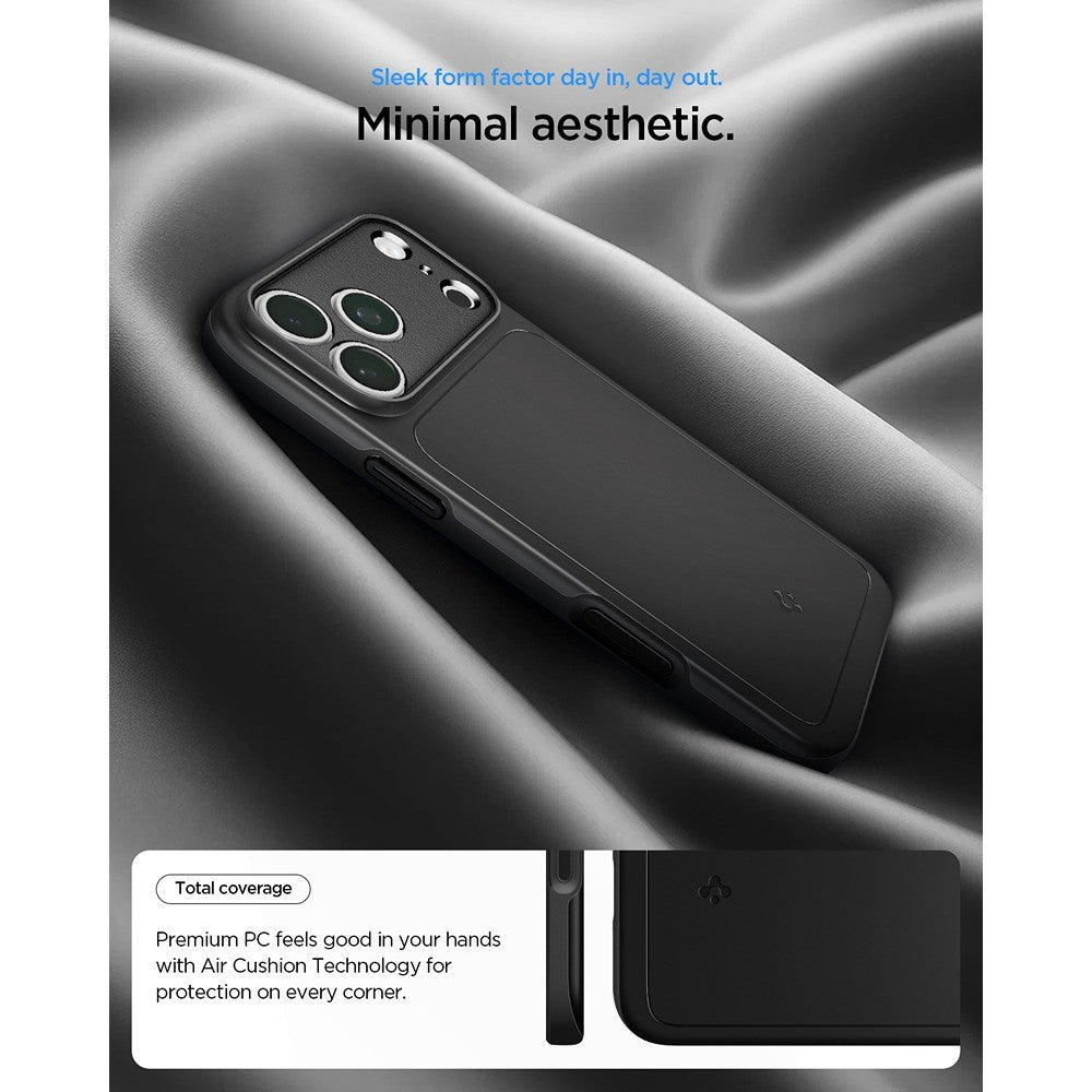 Spigen iPhone 17 Pro Max/iPhone 18 Pro Max Cover Thin Fit MagFit Sort