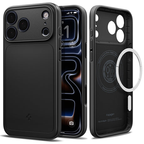 Spigen iPhone 17 Pro Max/iPhone 18 Pro Max Cover Thin Fit MagFit Sort