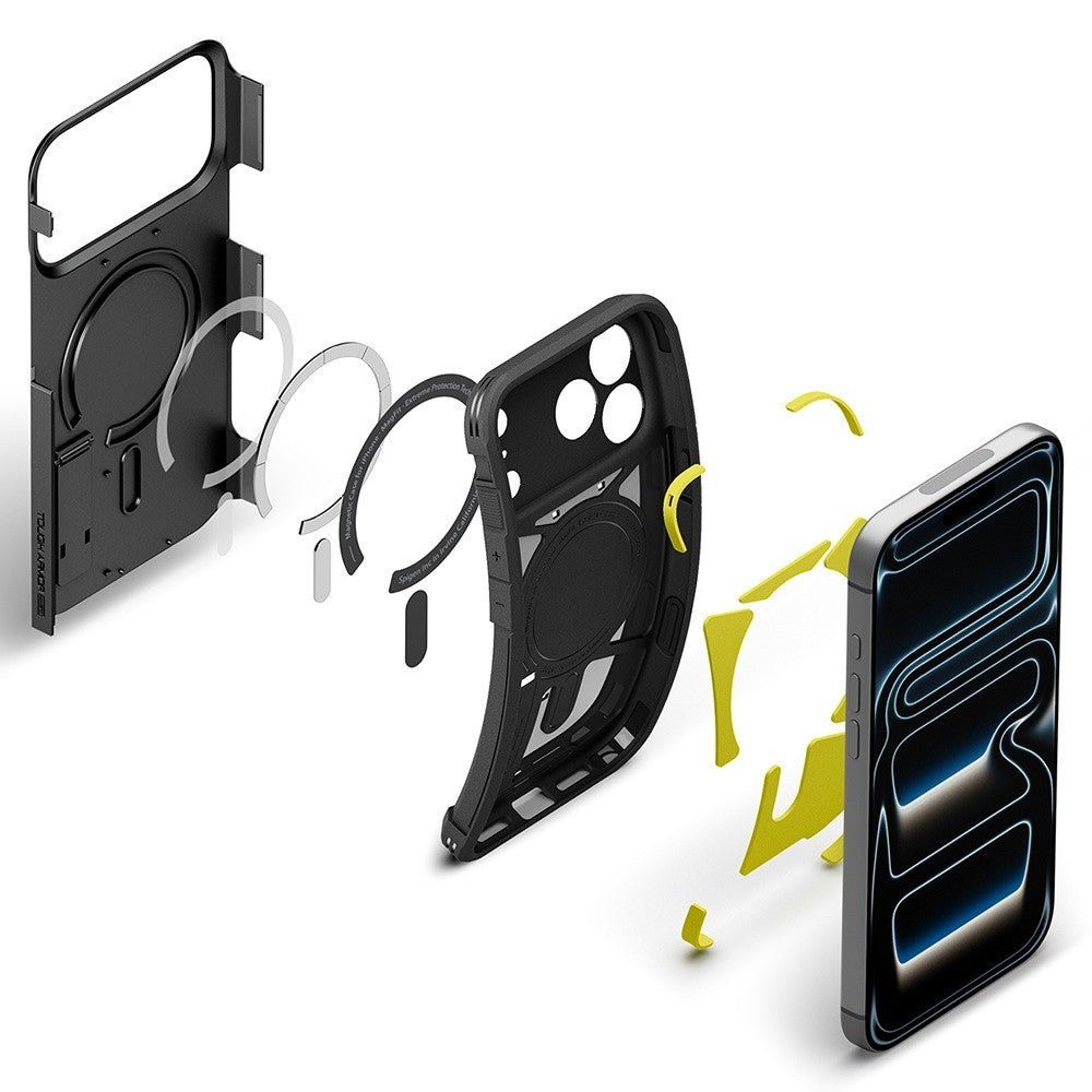 Spigen iPhone 17 Pro Max/iPhone 18 Pro Max Cover Tough Armor T MagFit Sort