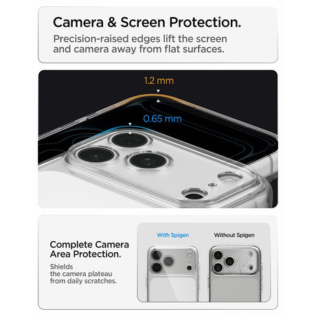 Spigen iPhone 17 Pro Max/iPhone 18 Pro Max Cover Ultra Hybrid Crystal Clear