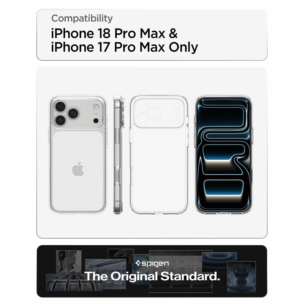 Spigen iPhone 17 Pro Max/iPhone 18 Pro Max Cover Ultra Hybrid Crystal Clear
