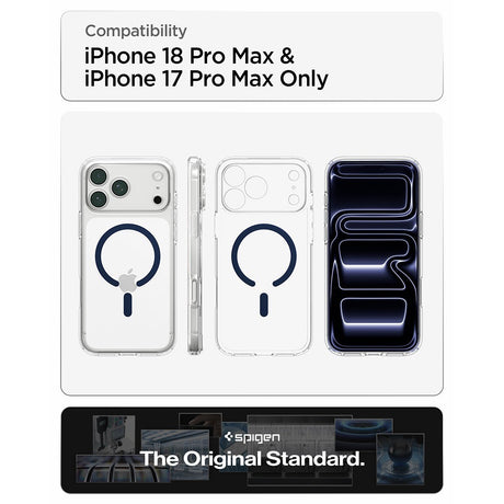 Spigen iPhone 17 Pro Max/iPhone 18 Pro Max Cover Ultra Hybrid MagFit Clear Deep Blue