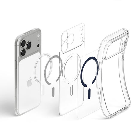 Spigen iPhone 17 Pro Max/iPhone 18 Pro Max Cover Ultra Hybrid MagFit Clear Deep Blue