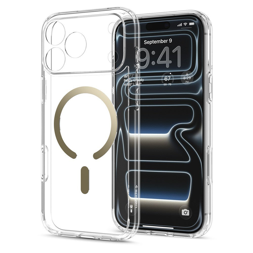 Spigen iPhone 17 Pro Max/iPhone 18 Pro Max Cover Ultra Hybrid MagFit Clear Gold