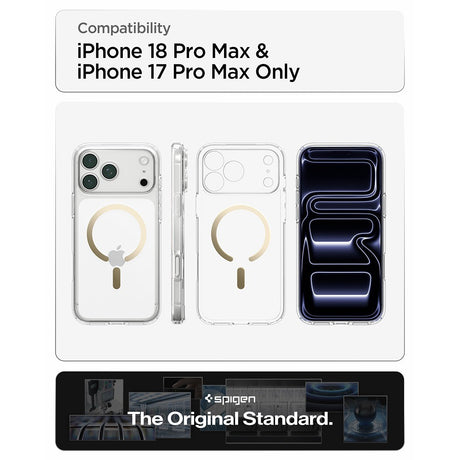 Spigen iPhone 17 Pro Max/iPhone 18 Pro Max Cover Ultra Hybrid MagFit Clear Gold