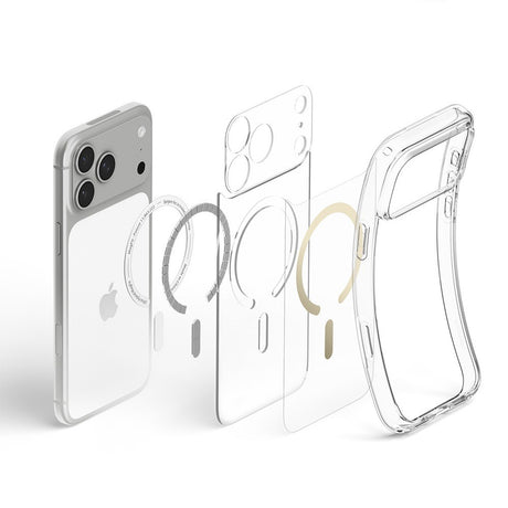 Spigen iPhone 17 Pro Max/iPhone 18 Pro Max Cover Ultra Hybrid MagFit Clear Gold
