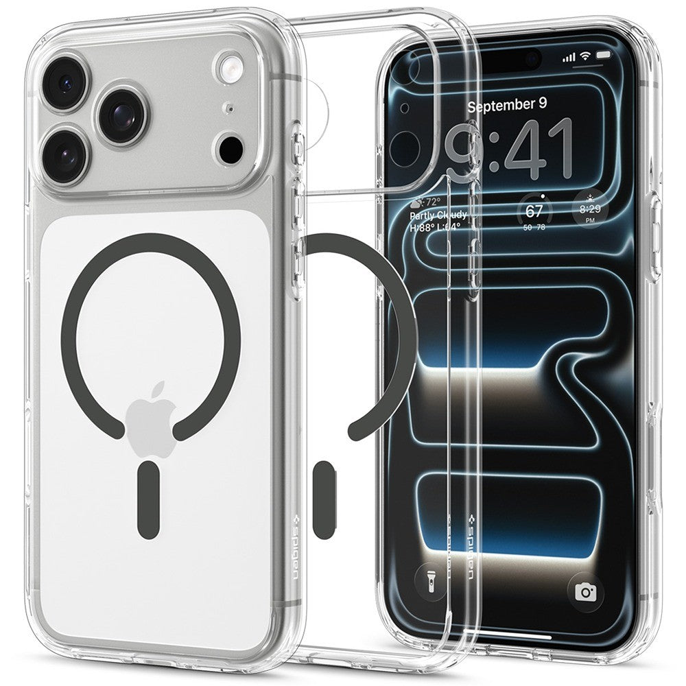 Spigen iPhone 17 Pro Max/iPhone 18 Pro Max Cover Ultra Hybrid MagFit Clear Graphite