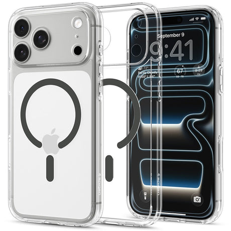 Spigen iPhone 17 Pro Max/iPhone 18 Pro Max Cover Ultra Hybrid MagFit Clear Graphite