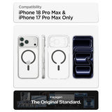Spigen iPhone 17 Pro Max/iPhone 18 Pro Max Cover Ultra Hybrid MagFit Clear Graphite