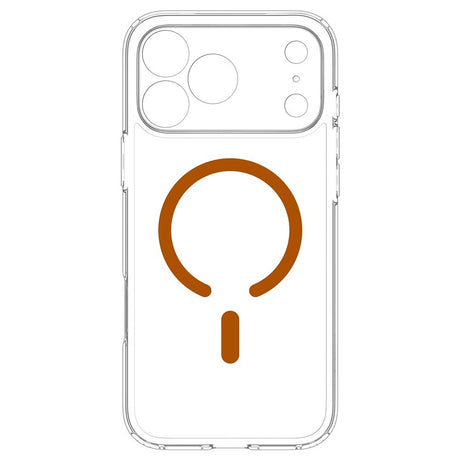Spigen iPhone 17 Pro Max/iPhone 18 Pro Max Cover Ultra Hybrid MagFit Clear Orange