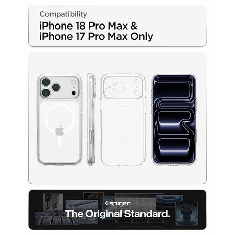 Spigen iPhone 17 Pro Max/iPhone 18 Pro Max Cover Ultra Hybrid MagFit Clear White