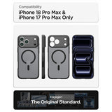 Spigen iPhone 17 Pro Max/iPhone 18 Pro Max Cover Ultra Hybrid MagFit Frost Black