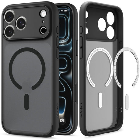Spigen iPhone 17 Pro Max/iPhone 18 Pro Max Cover Ultra Hybrid MagFit Frost Black