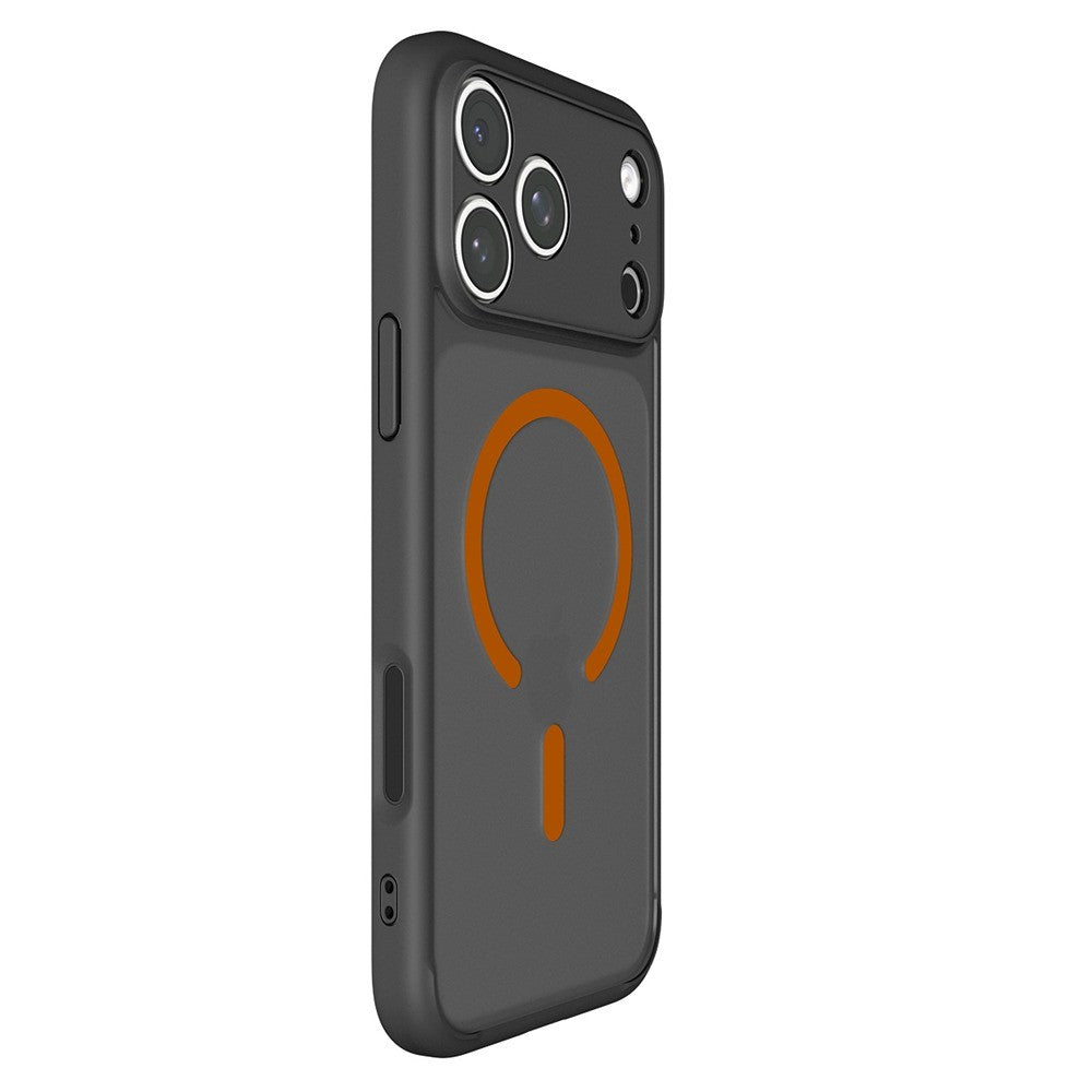 Spigen iPhone 17 Pro Max/iPhone 18 Pro Max Cover Ultra Hybrid MagFit Frost Black Orange