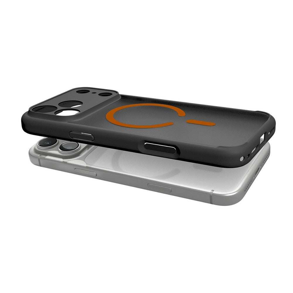 Spigen iPhone 17 Pro Max/iPhone 18 Pro Max Cover Ultra Hybrid MagFit Frost Black Orange