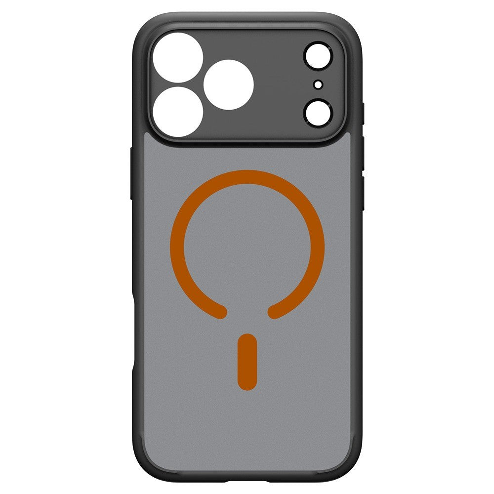 Spigen iPhone 17 Pro Max/iPhone 18 Pro Max Cover Ultra Hybrid MagFit Frost Black Orange