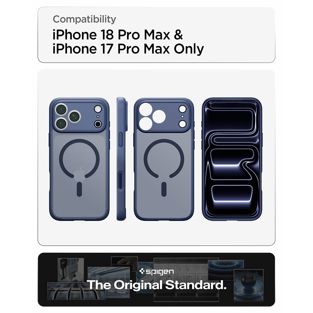 Spigen iPhone 17 Pro Max/iPhone 18 Pro Max Cover Ultra Hybrid MagFit Frost Deep Blue