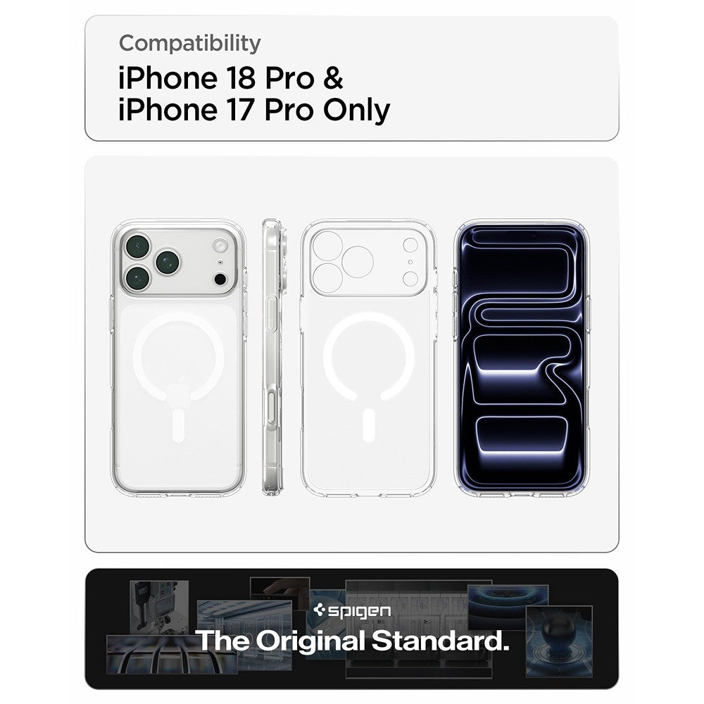 Spigen iPhone 17 Pro Max/iPhone 18 Pro Max Cover Ultra Hybrid MagFit Frost White