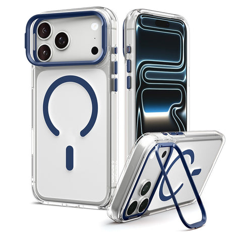 Spigen iPhone 17 Pro Max/iPhone 18 Pro Max Cover Ultra Hybrid Optik S MagFit Clear Deep Blue