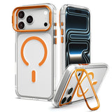 Spigen iPhone 17 Pro Max/iPhone 18 Pro Max Cover Ultra Hybrid Optik S MagFit Clear Orange