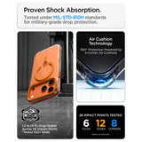 Spigen iPhone 17 Pro Max/iPhone 18 Pro Max Cover Ultra Hybrid Optik S MagFit Clear Orange