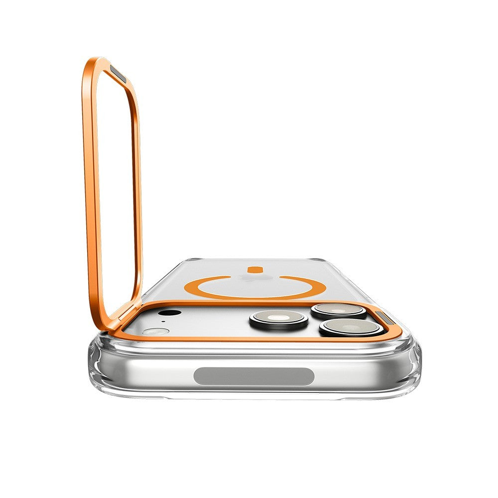 Spigen iPhone 17 Pro Max/iPhone 18 Pro Max Cover Ultra Hybrid Optik S MagFit Clear Orange